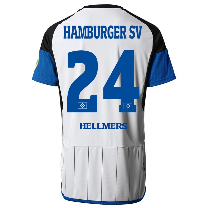 Pánské Maximilian Hellmers #24 Bílý Domů Hráčské Dresy 2023/24 Dres