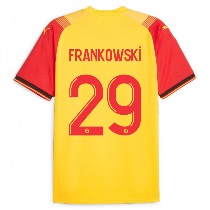 Pánské Przemyslaw Frankowski #29 Žlutá Domů Hráčské Dresy 2023/24 Dres
