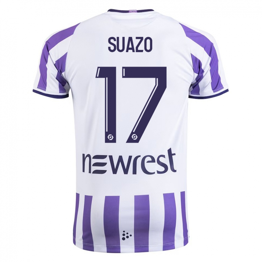 Pánské Gabriel Suazo #17 Bílý Domů Hráčské Dresy 2023/24 Dres