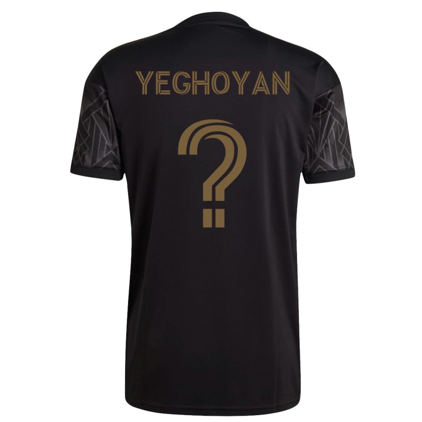 Pánské David Yeghoyan #0 Černá Domů Hráčské Dresy 2023/24 Dres