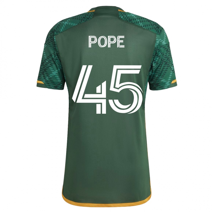 Pánské Blake Pope #45 Zelená Domů Hráčské Dresy 2023/24 Dres