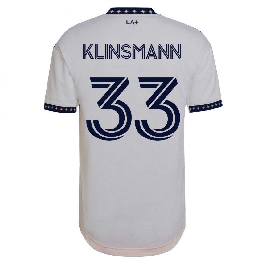 Pánské Jonathan Klinsmann #33 Bílý Domů Hráčské Dresy 2023/24 Dres