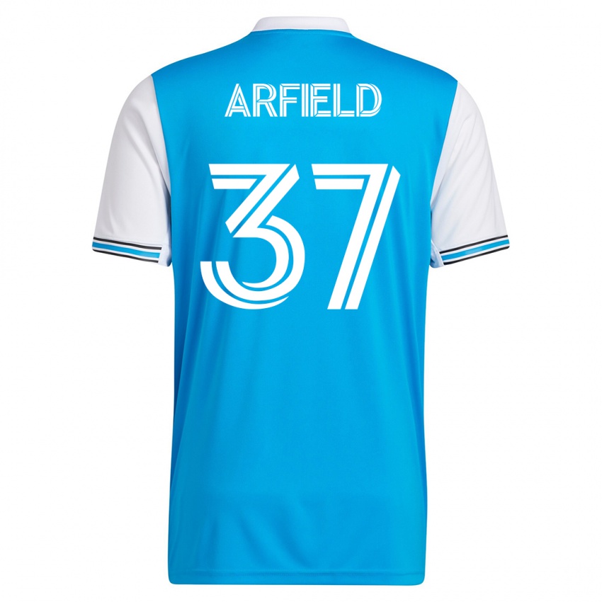 Pánské Scott Arfield #37 Modrý Domů Hráčské Dresy 2023/24 Dres