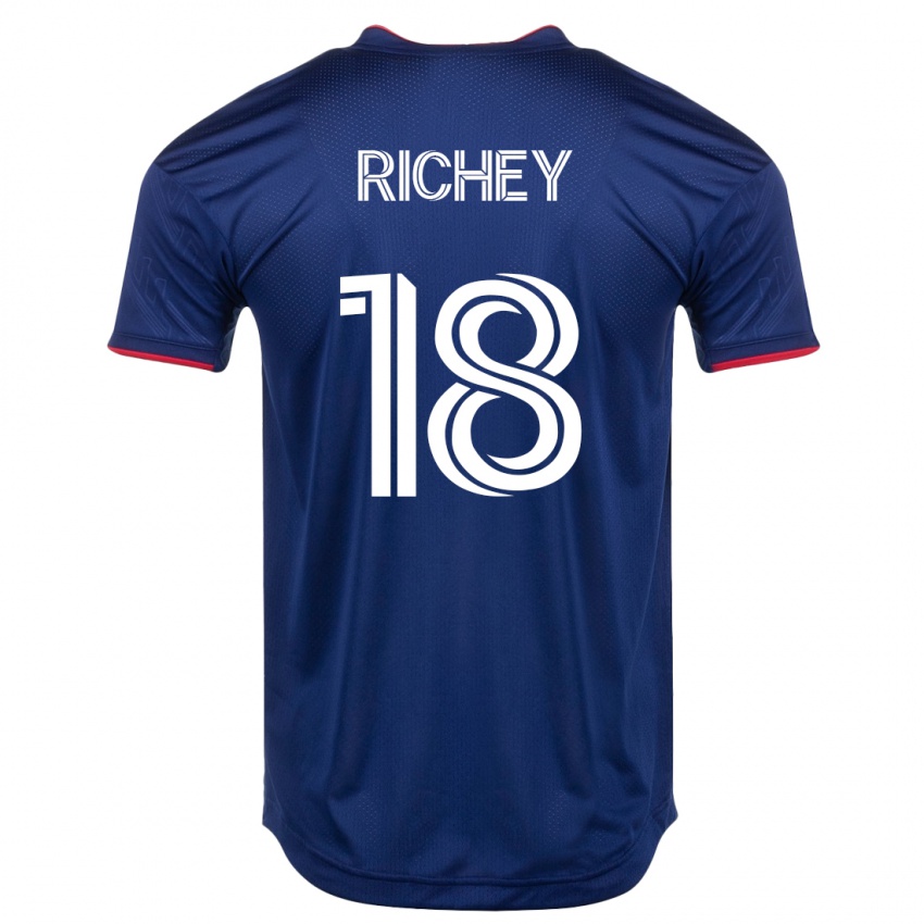 Pánské Spencer Richey #18 Námořnictvo Domů Hráčské Dresy 2023/24 Dres