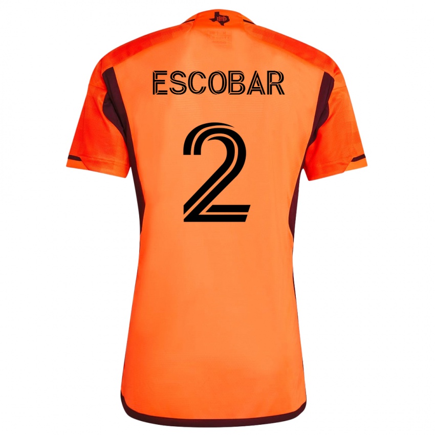 Pánské Franco Escobar #2 Oranžový Domů Hráčské Dresy 2023/24 Dres
