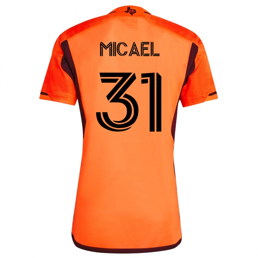 Pánské Micael #31 Oranžový Domů Hráčské Dresy 2023/24 Dres