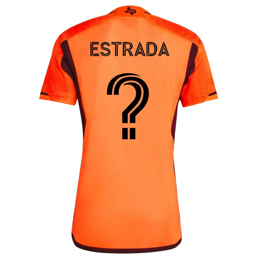 Pánské Jorge Estrada #0 Oranžový Domů Hráčské Dresy 2023/24 Dres