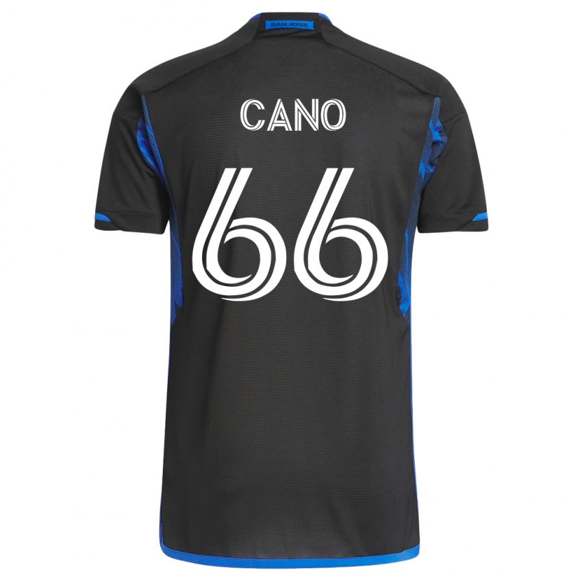 Pánské Alejandro Cano #66 Modrá, Černá Domů Hráčské Dresy 2023/24 Dres
