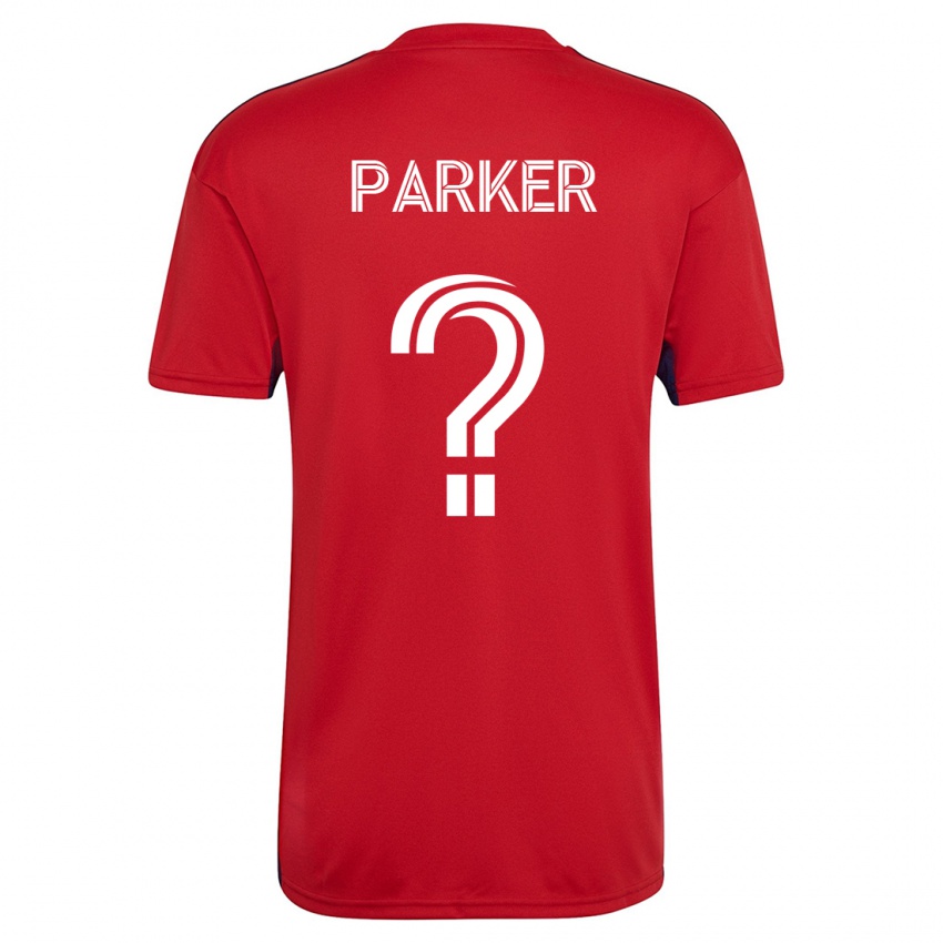 Pánské Isaiah Parker #0 Červené Domů Hráčské Dresy 2023/24 Dres