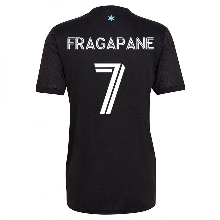 Pánské Franco Fragapane #7 Černá Domů Hráčské Dresy 2023/24 Dres