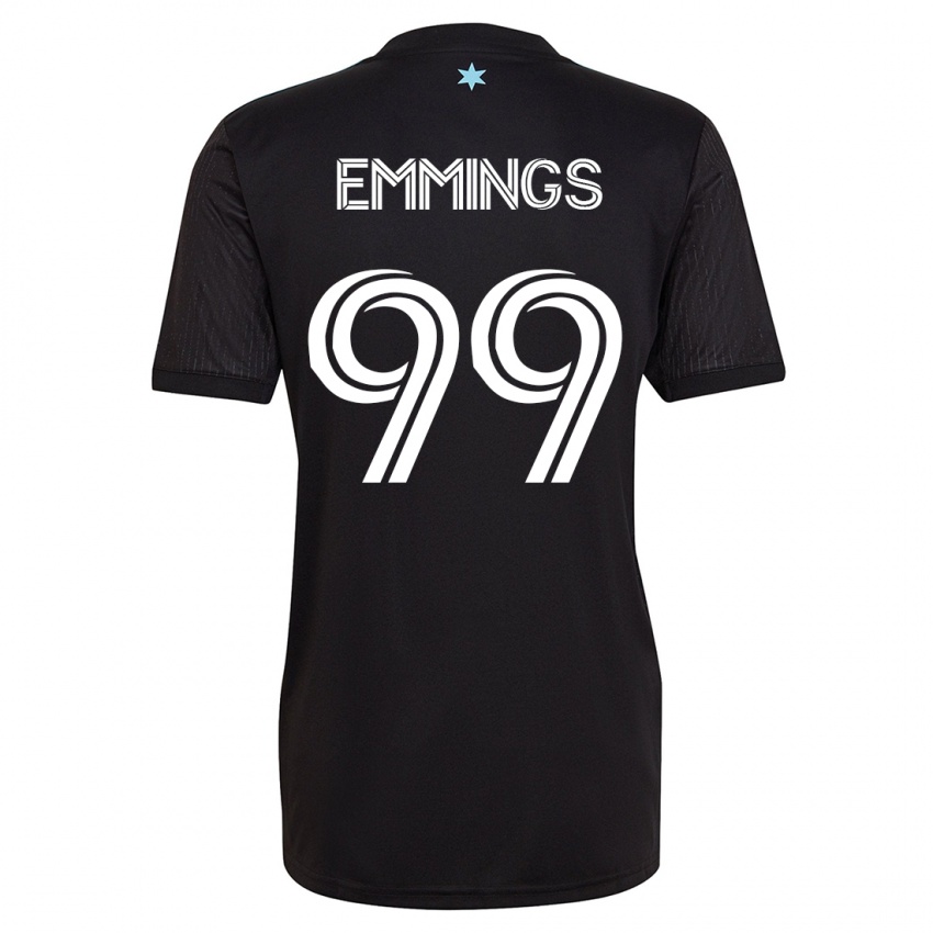 Pánské Fred Emmings #99 Černá Domů Hráčské Dresy 2023/24 Dres