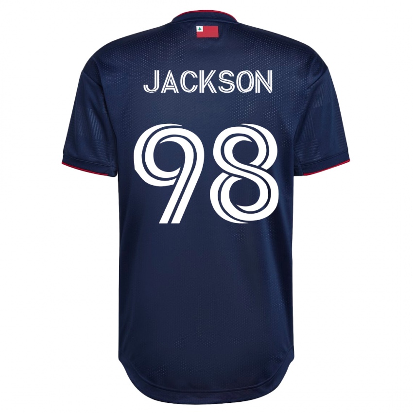Pánské Jacob Jackson #98 Námořnictvo Domů Hráčské Dresy 2023/24 Dres