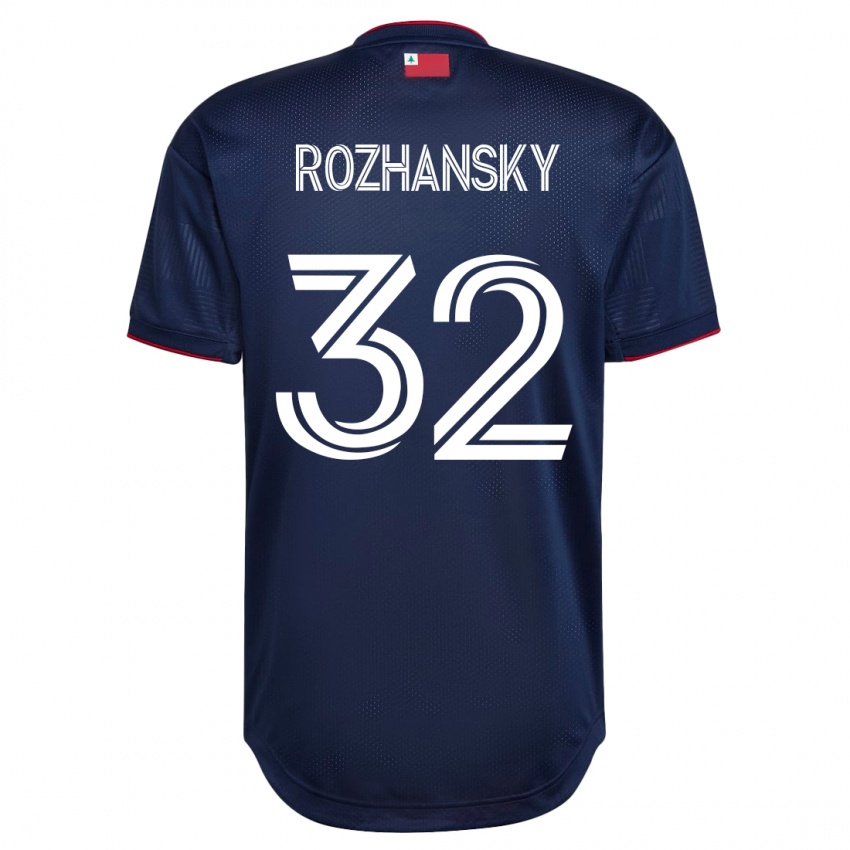 Pánské Jake Rozhansky #32 Námořnictvo Domů Hráčské Dresy 2023/24 Dres