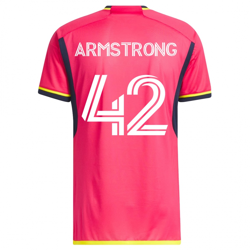 Pánské Ezra Armstrong #42 Růžový Domů Hráčské Dresy 2023/24 Dres