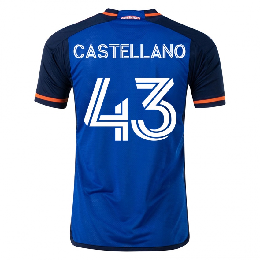 Pánské Jesús Castellano #43 Modrý Domů Hráčské Dresy 2023/24 Dres