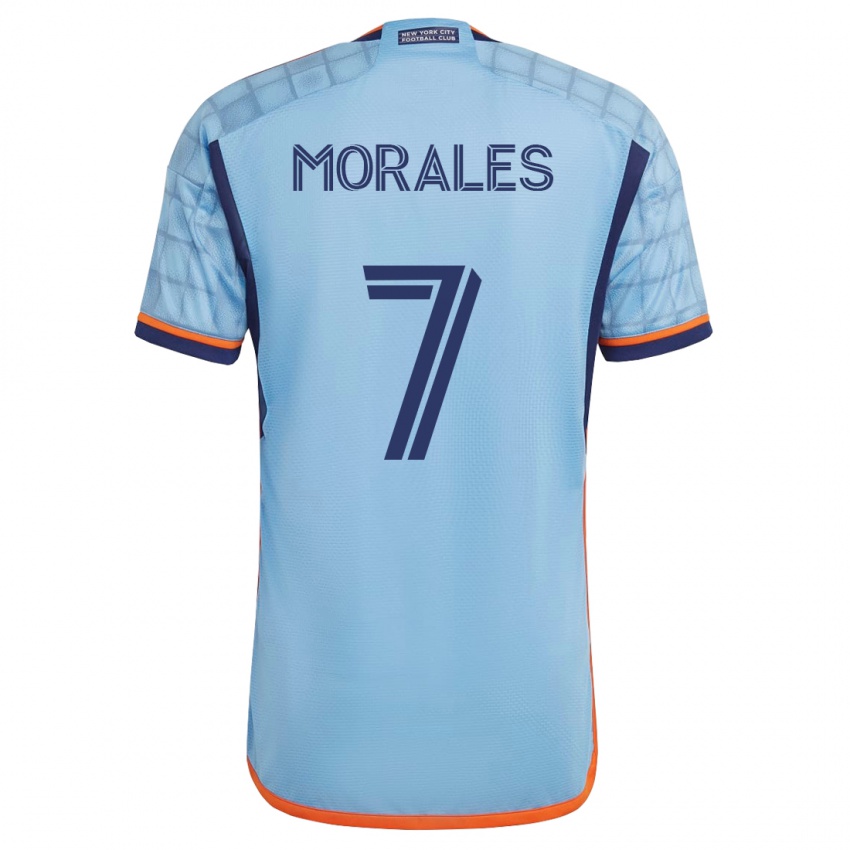 Pánské Alfredo Morales #7 Modrý Domů Hráčské Dresy 2023/24 Dres