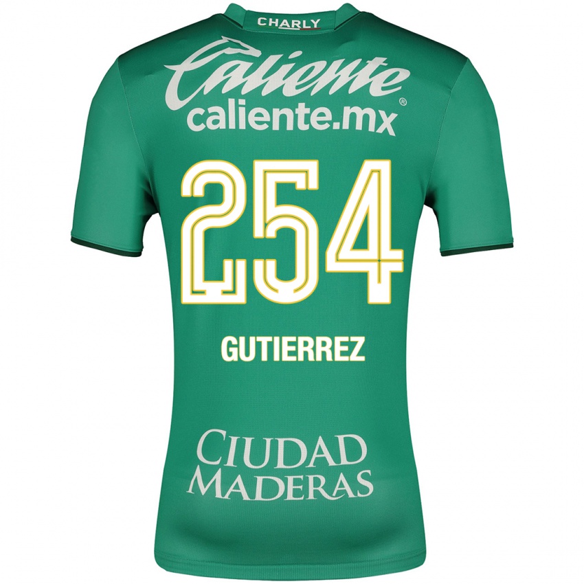 Pánské Alan Gutiérrez #254 Zelená Domů Hráčské Dresy 2023/24 Dres