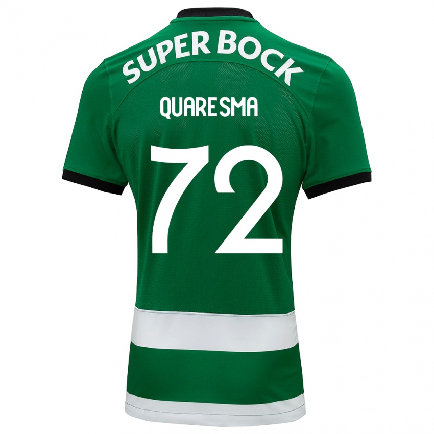 Pánské Eduardo Quaresma #72 Zelená Domů Hráčské Dresy 2023/24 Dres