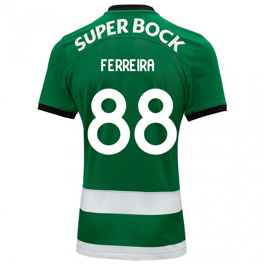 Pánské Tiago Ferreira #88 Zelená Domů Hráčské Dresy 2023/24 Dres