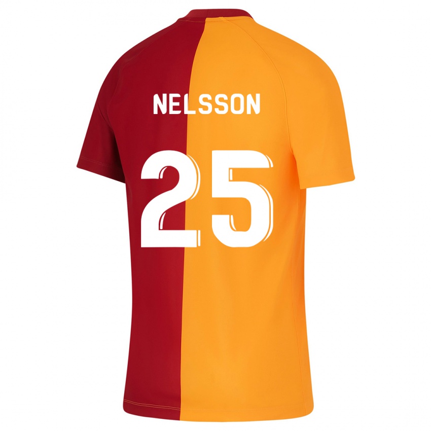 Pánské Victor Nelsson #25 Oranžový Domů Hráčské Dresy 2023/24 Dres