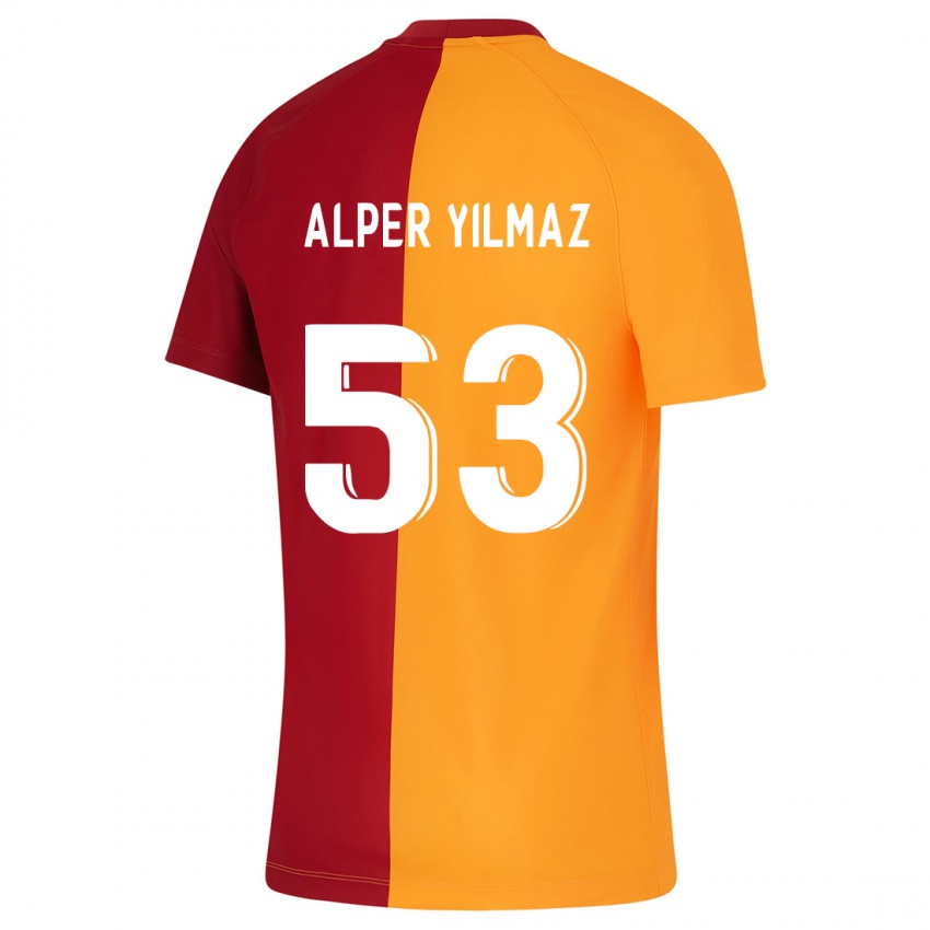 Pánské Barış Alper Yılmaz #53 Oranžový Domů Hráčské Dresy 2023/24 Dres