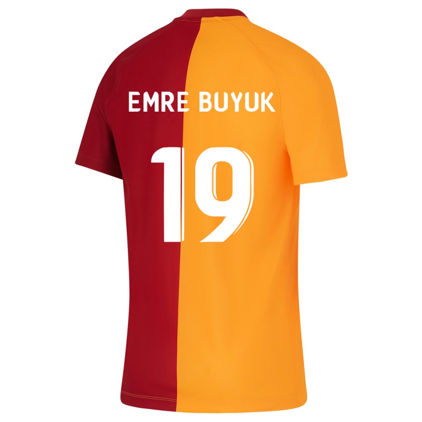 Pánské Enes Emre Büyük #19 Oranžový Domů Hráčské Dresy 2023/24 Dres