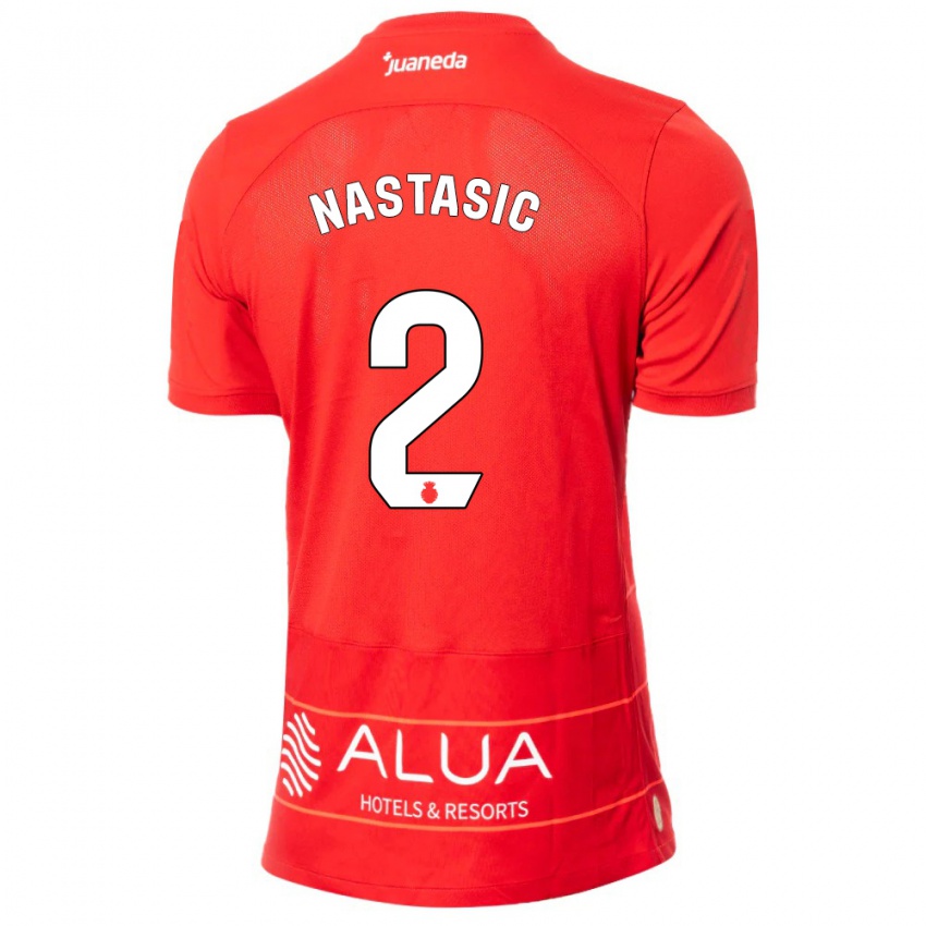 Pánské Matija Nastasic #2 Červené Domů Hráčské Dresy 2023/24 Dres