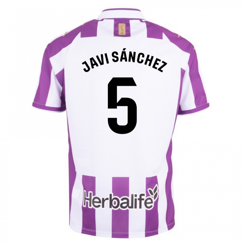 Pánské Javi Sánchez #5 Nachový Domů Hráčské Dresy 2023/24 Dres