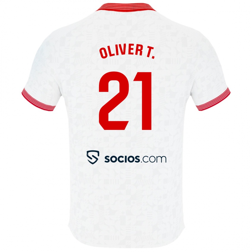 Pánské Oliver Torres #21 Bílý Domů Hráčské Dresy 2023/24 Dres