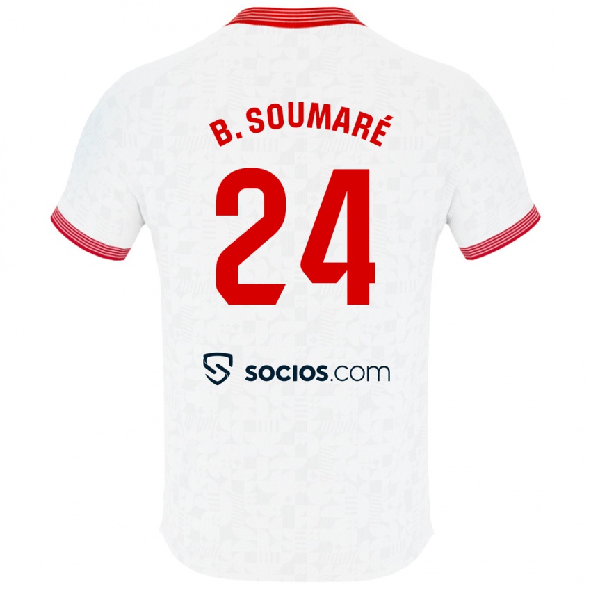 Pánské Boubakary Soumare #24 Bílý Domů Hráčské Dresy 2023/24 Dres