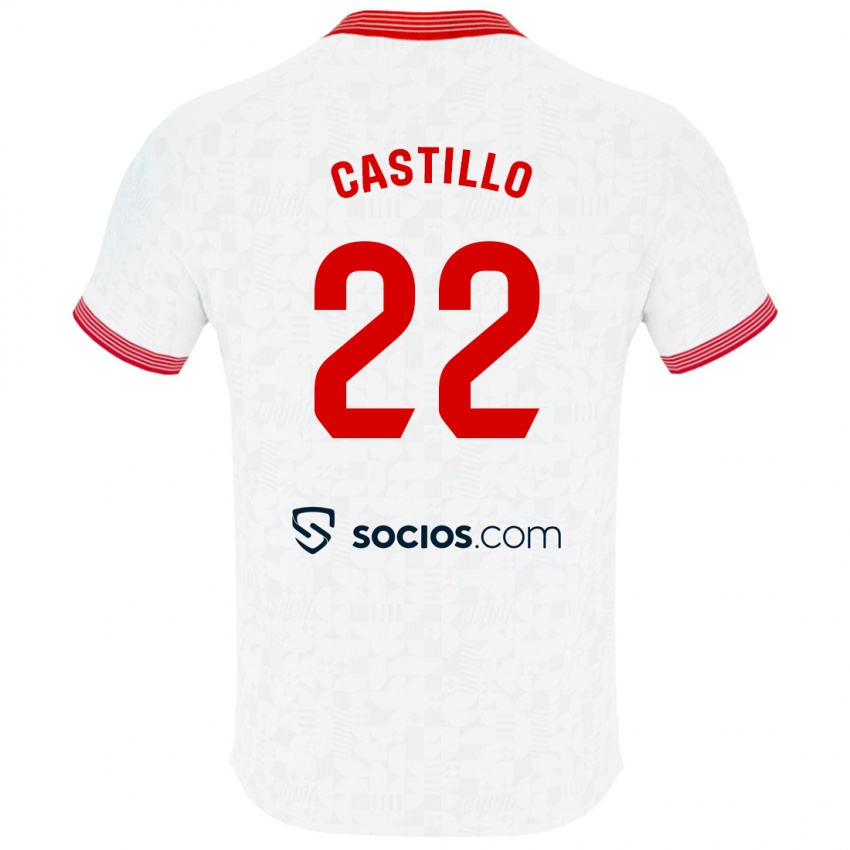 Pánské José Castillo #22 Bílý Domů Hráčské Dresy 2023/24 Dres