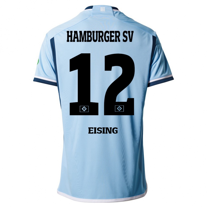 Pánské Luis Eising #12 Modrý Daleko Hráčské Dresy 2023/24 Dres