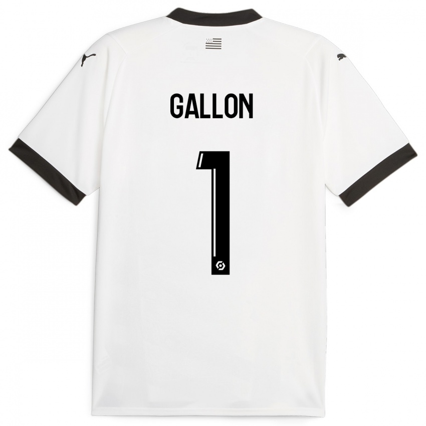 Pánské Gauthier Gallon #1 Bílý Daleko Hráčské Dresy 2023/24 Dres