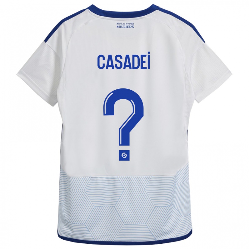 Pánské Alexis Casadei #0 Bílý Daleko Hráčské Dresy 2023/24 Dres