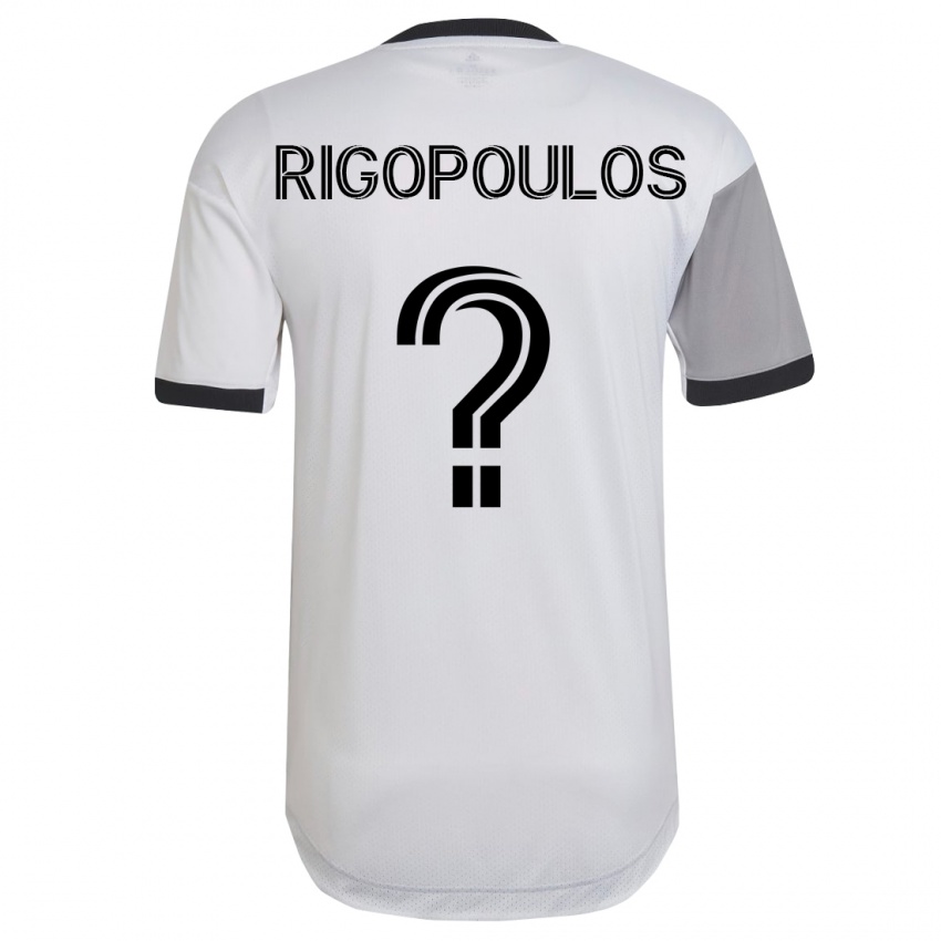 Pánské Theo Rigopoulos #0 Bílý Daleko Hráčské Dresy 2023/24 Dres