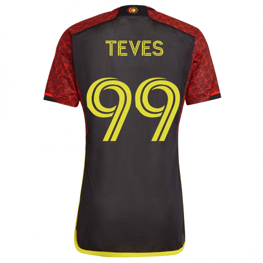 Pánské Dylan Teves #99 Oranžový Daleko Hráčské Dresy 2023/24 Dres