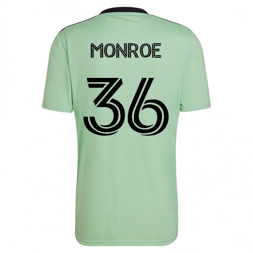 Pánské Greg Monroe #36 Světle Zelená Daleko Hráčské Dresy 2023/24 Dres