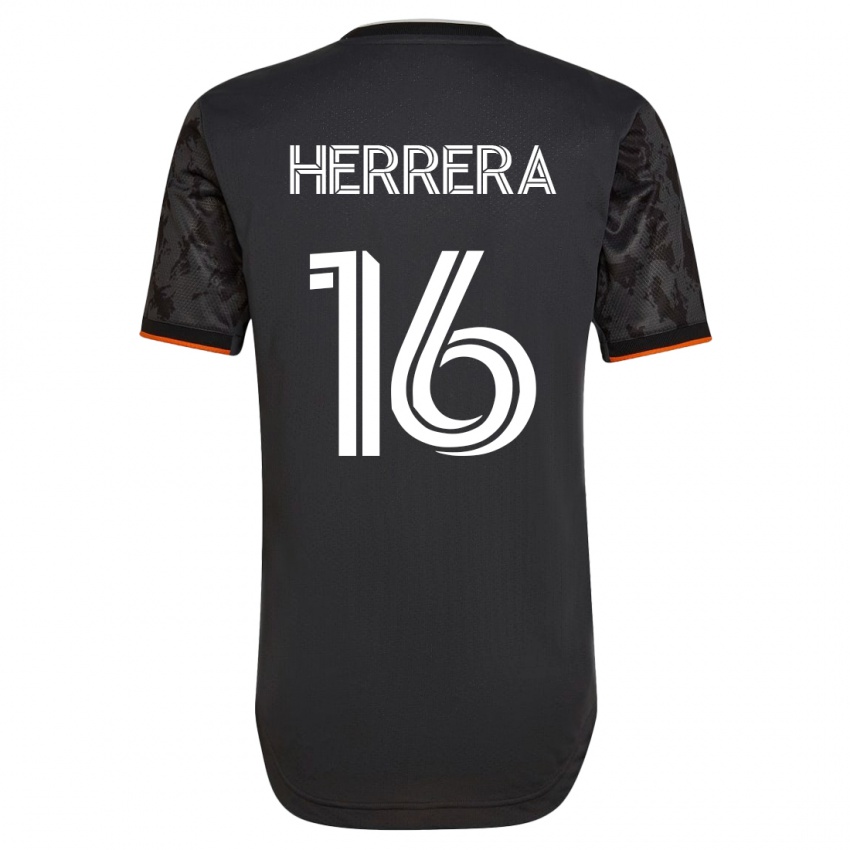 Pánské Hector Herrera #16 Černá Daleko Hráčské Dresy 2023/24 Dres