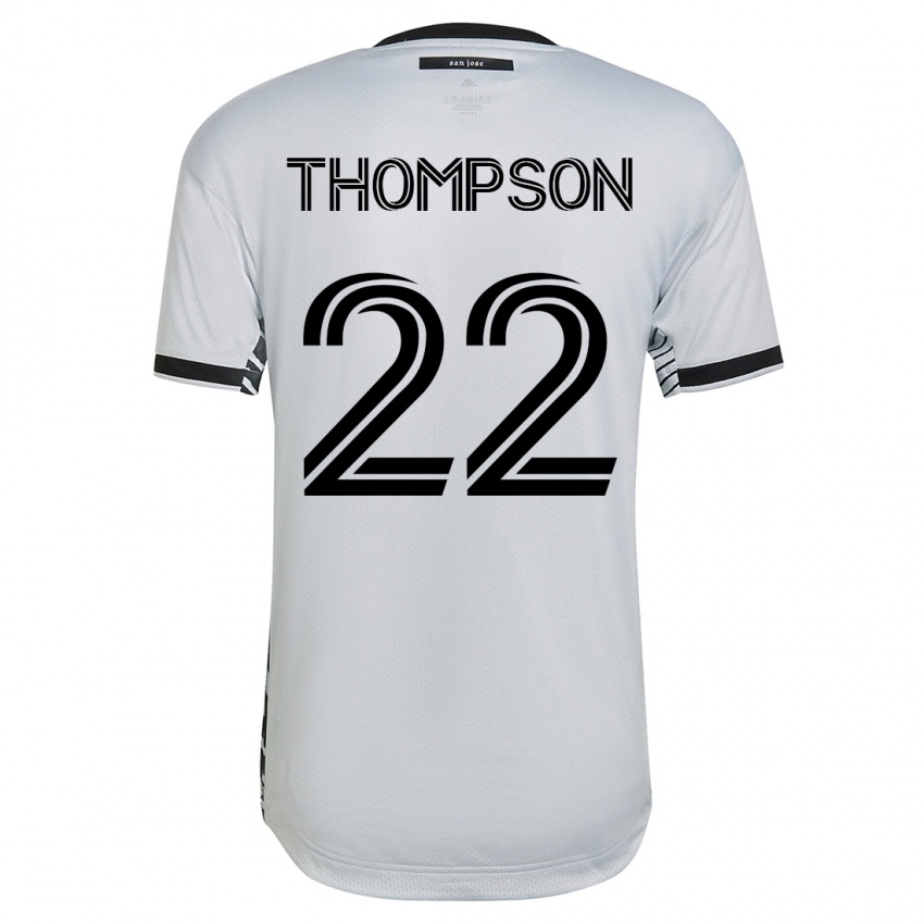 Pánské Tommy Thompson #22 Bílý Daleko Hráčské Dresy 2023/24 Dres
