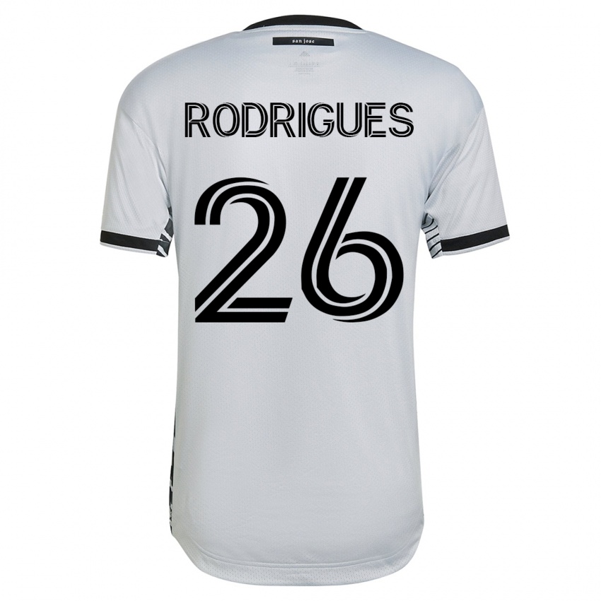 Pánské Rodrigues #26 Bílý Daleko Hráčské Dresy 2023/24 Dres