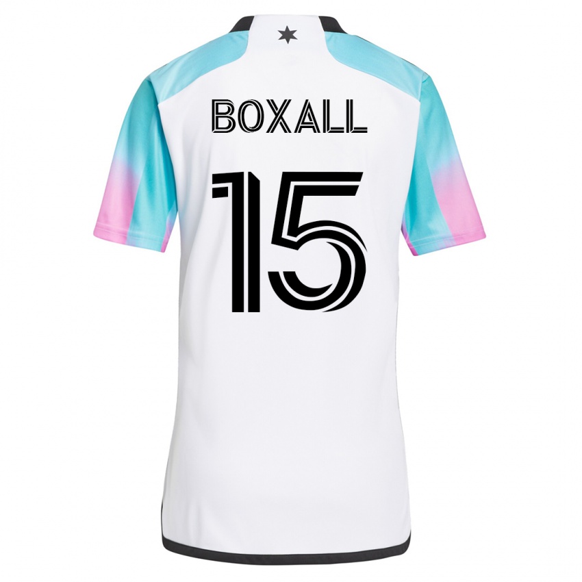 Pánské Michael Boxall #15 Bílý Daleko Hráčské Dresy 2023/24 Dres