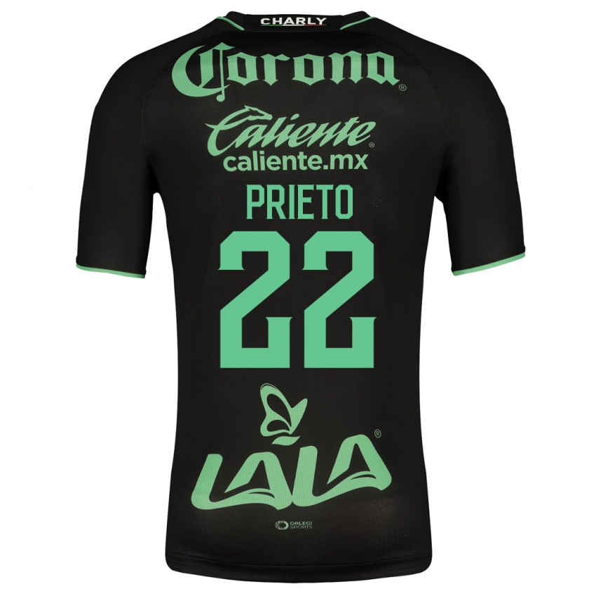 Pánské Ronaldo Prieto #22 Černá Daleko Hráčské Dresy 2023/24 Dres