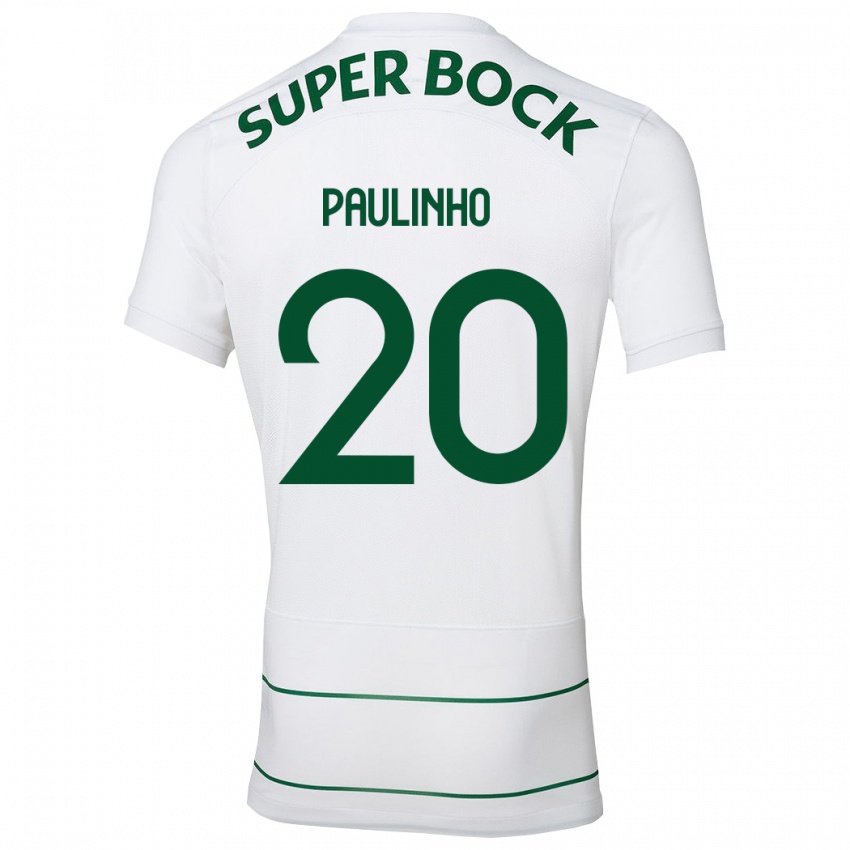 Pánské Paulinho #20 Bílý Daleko Hráčské Dresy 2023/24 Dres