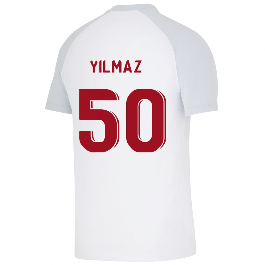 Pánské Jankat Yılmaz #50 Bílý Daleko Hráčské Dresy 2023/24 Dres