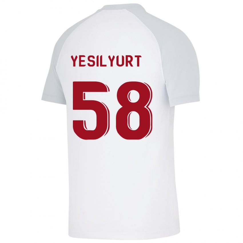 Pánské Ali Yeşilyurt #58 Bílý Daleko Hráčské Dresy 2023/24 Dres