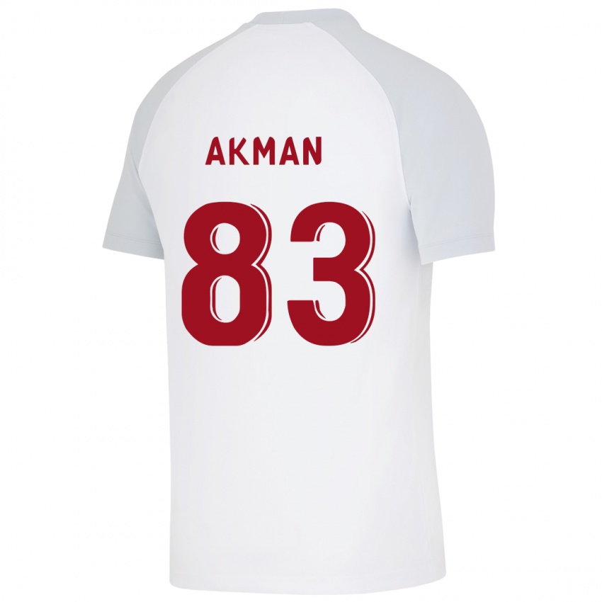 Pánské Efe Akman #83 Bílý Daleko Hráčské Dresy 2023/24 Dres