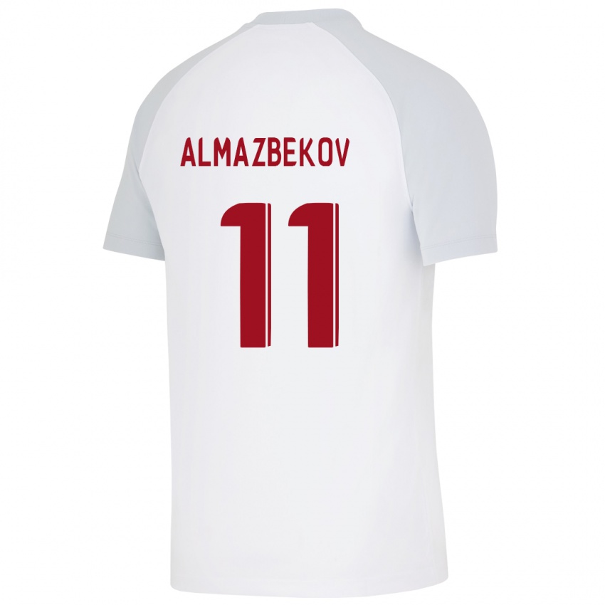 Pánské Beknaz Almazbekov #11 Bílý Daleko Hráčské Dresy 2023/24 Dres