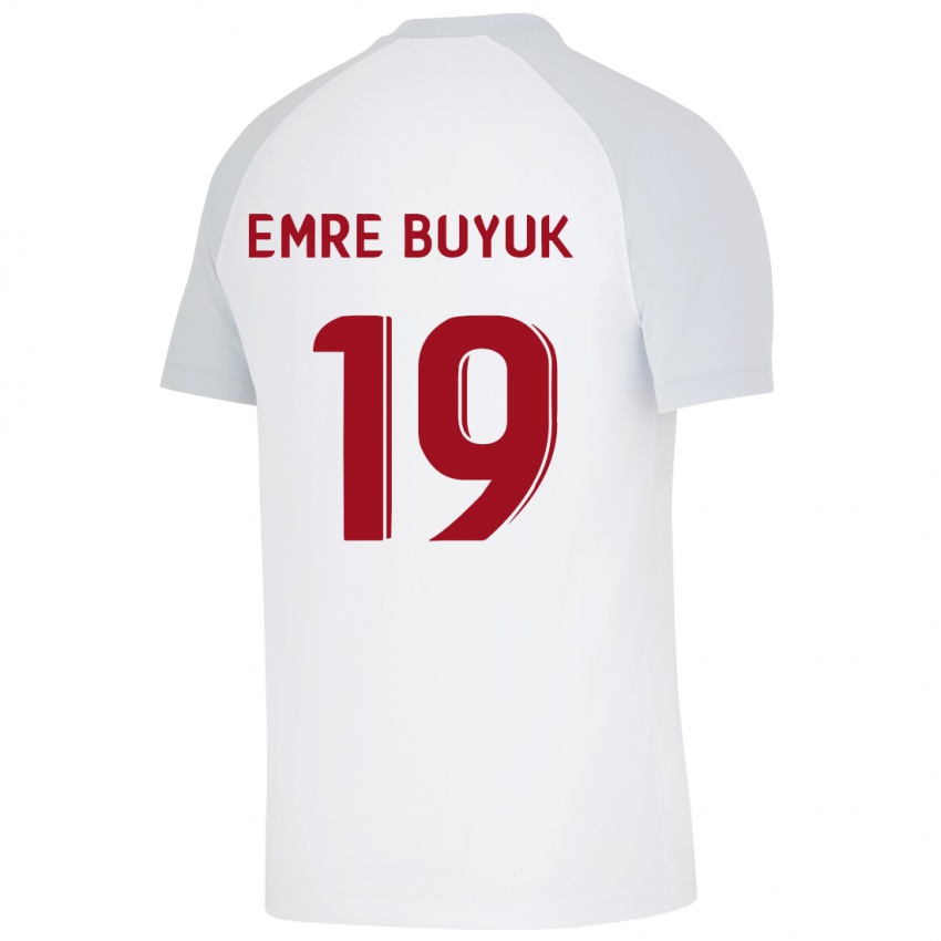 Pánské Enes Emre Büyük #19 Bílý Daleko Hráčské Dresy 2023/24 Dres