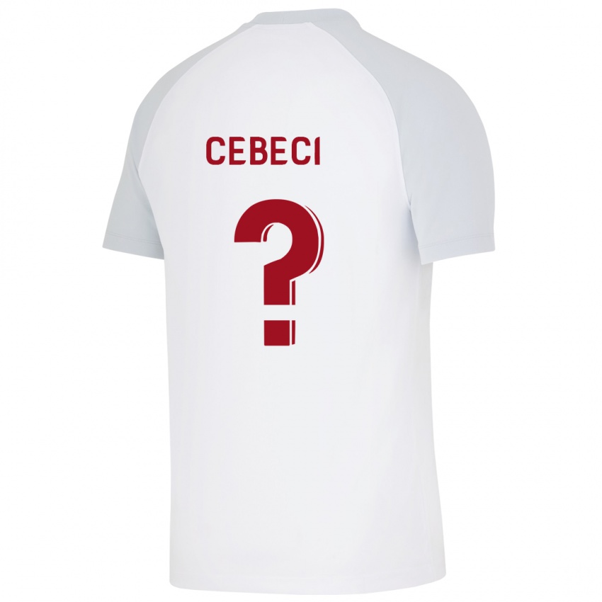 Pánské Taha Recep Cebeci #0 Bílý Daleko Hráčské Dresy 2023/24 Dres