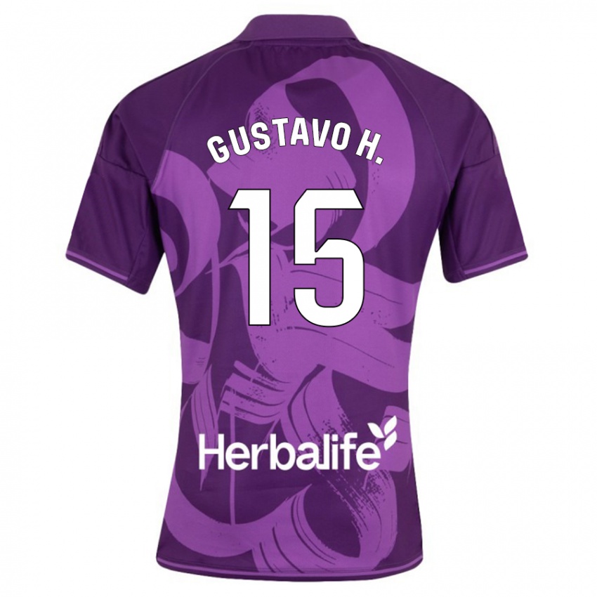 Pánské Gustavo Henrique #15 Fialový Daleko Hráčské Dresy 2023/24 Dres